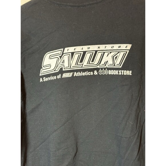 Saluki Basketball T Shirt Mens XL 100 Years Black Graphic Front & Back - Picture 5 of 5